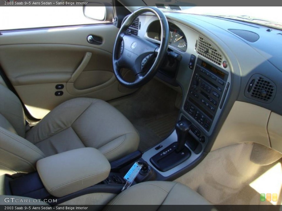 Sand Beige Interior Photo for the 2003 Saab 9-5 Aero Sedan #39690079