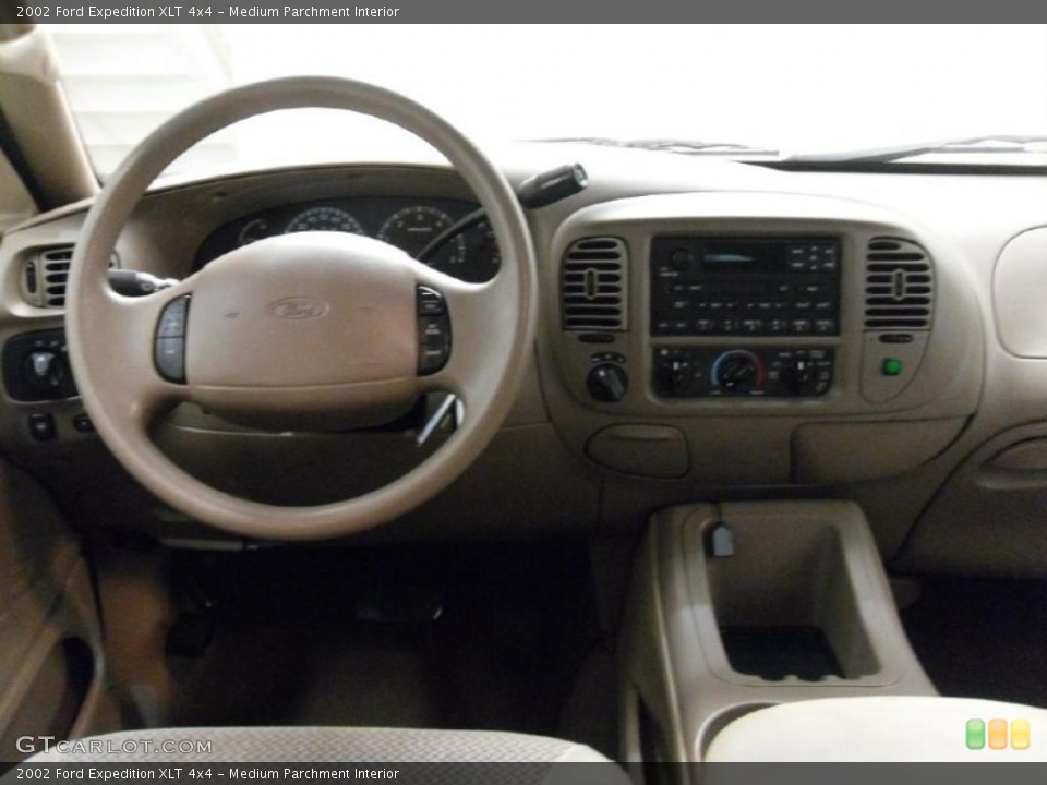 Medium Parchment Interior Dashboard for the 2002 Ford Expedition XLT 4x4 #39693683