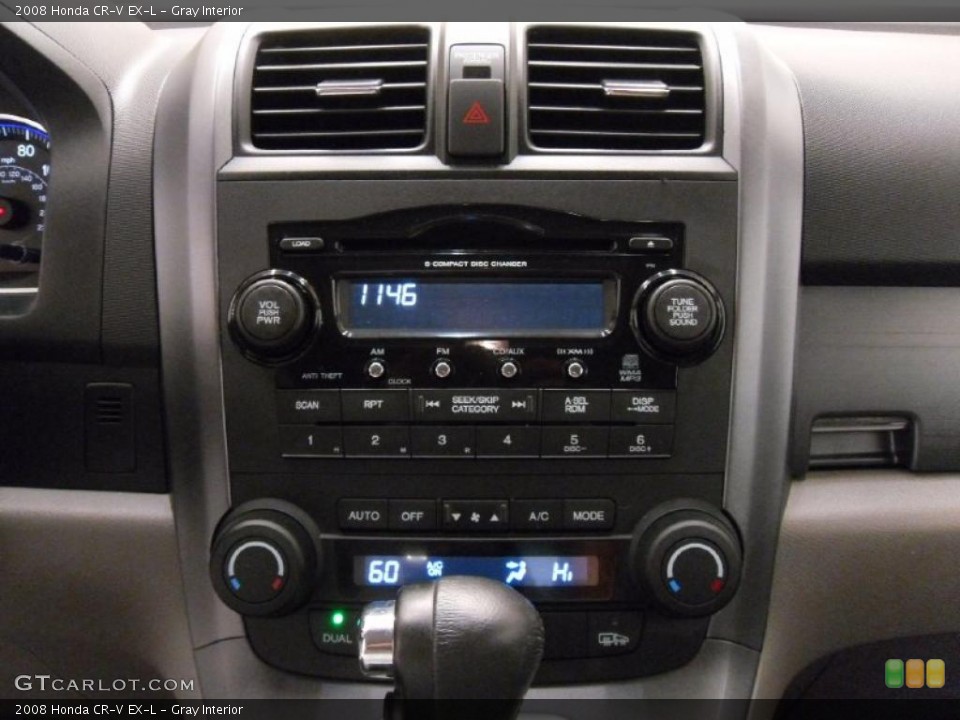 Gray Interior Controls for the 2008 Honda CR-V EX-L #39694044