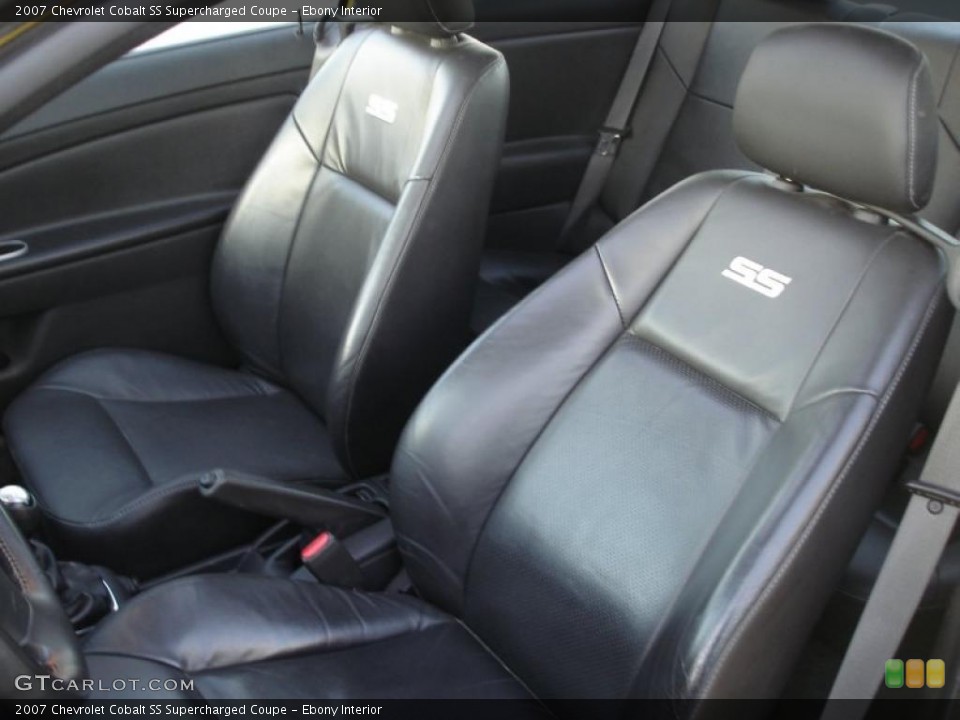 Ebony Interior Photo for the 2007 Chevrolet Cobalt SS Supercharged Coupe #39694767