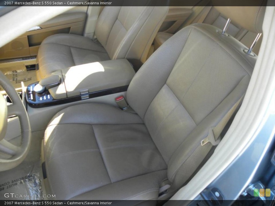 Cashmere/Savanna Interior Photo for the 2007 Mercedes-Benz S 550 Sedan #39697499