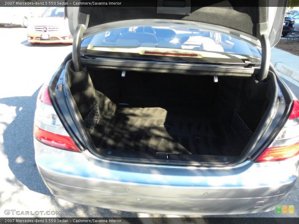 Cashmere/Savanna Interior Trunk for the 2007 Mercedes-Benz S 550 Sedan #39697666