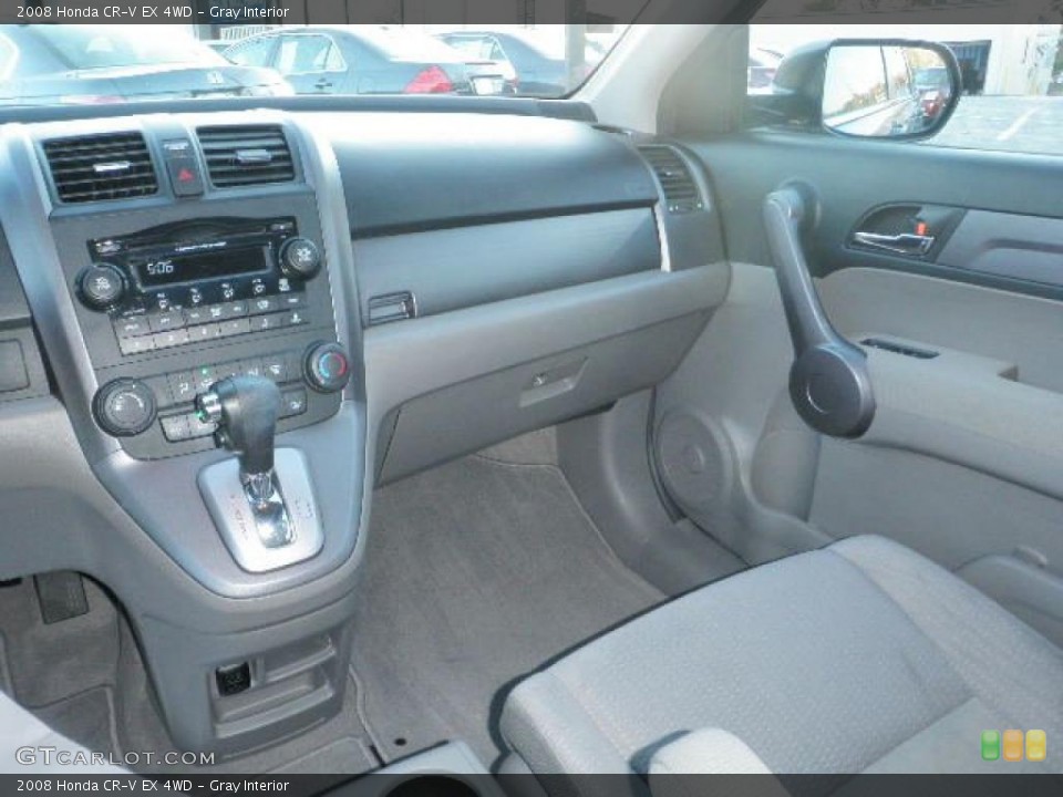 Gray Interior Dashboard for the 2008 Honda CR-V EX 4WD #39697771