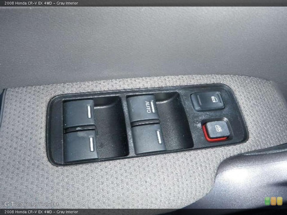 Gray Interior Controls for the 2008 Honda CR-V EX 4WD #39697829