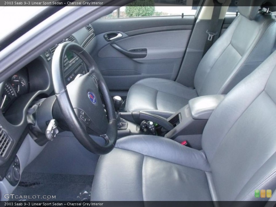 Charcoal Grey Interior Photo for the 2003 Saab 9-3 Linear Sport Sedan #39699303