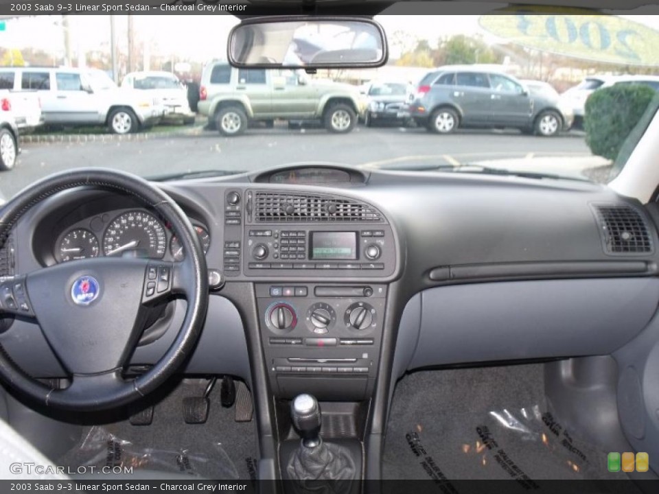 Charcoal Grey Interior Dashboard for the 2003 Saab 9-3 Linear Sport Sedan #39699499