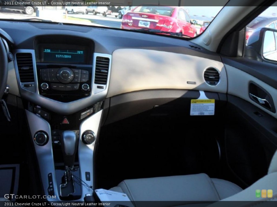 Cocoa/Light Neutral Leather Interior Dashboard for the 2011 Chevrolet Cruze LT #39701587