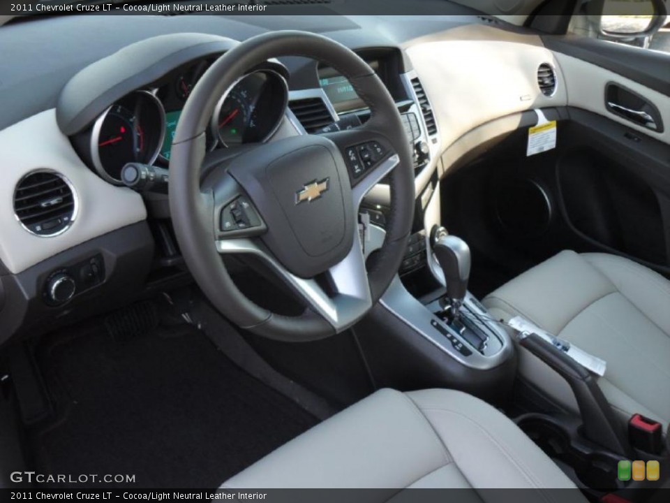 Cocoa/Light Neutral Leather Interior Prime Interior for the 2011 Chevrolet Cruze LT #39701735