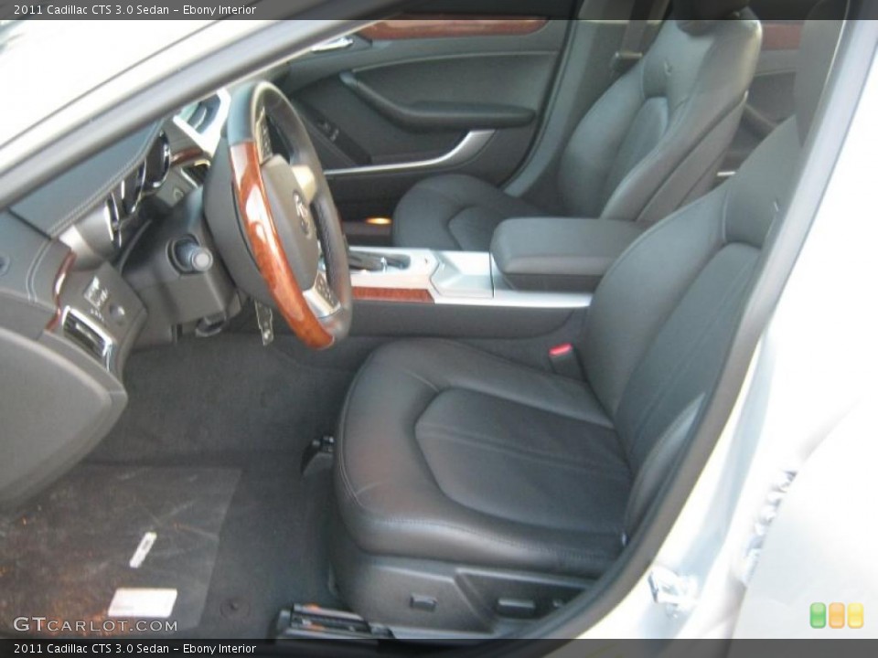 Ebony Interior Photo for the 2011 Cadillac CTS 3.0 Sedan #39702123