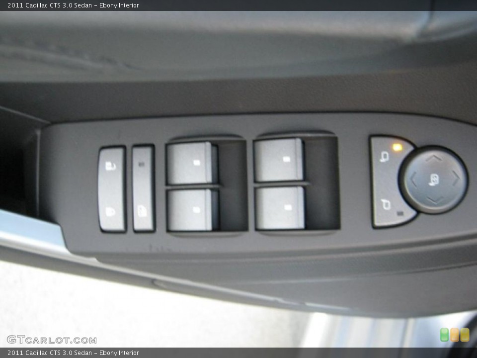 Ebony Interior Controls for the 2011 Cadillac CTS 3.0 Sedan #39702191