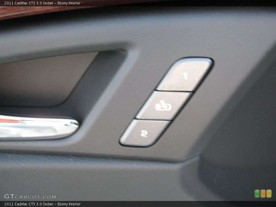 Ebony Interior Controls for the 2011 Cadillac CTS 3.0 Sedan #39702203