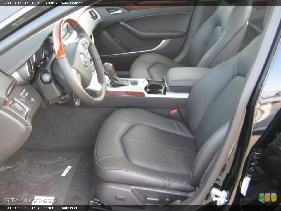 Ebony Interior Photo for the 2011 Cadillac CTS 3.0 Sedan #39702571