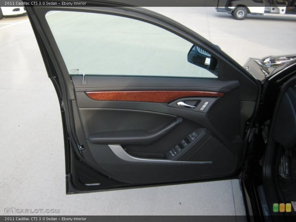 Ebony Interior Door Panel for the 2011 Cadillac CTS 3.0 Sedan #39702619