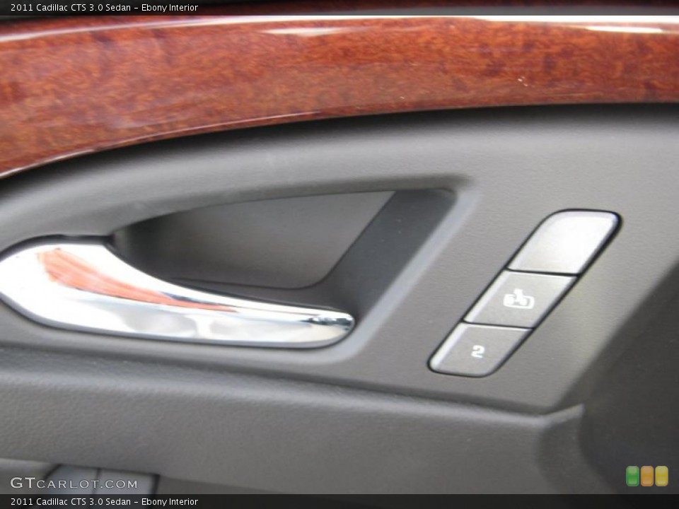 Ebony Interior Controls for the 2011 Cadillac CTS 3.0 Sedan #39702647