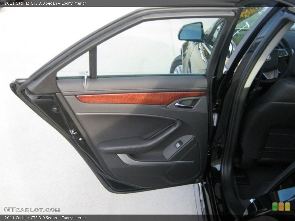 Ebony Interior Door Panel for the 2011 Cadillac CTS 3.0 Sedan #39702667