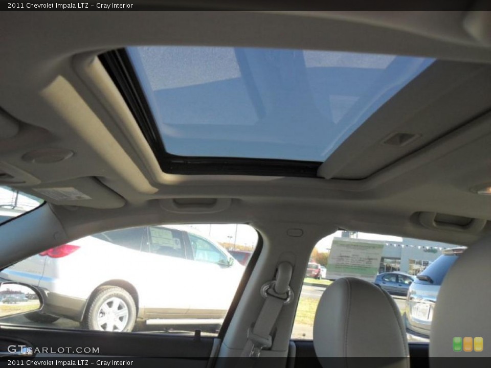 Gray Interior Sunroof for the 2011 Chevrolet Impala LTZ #39703087