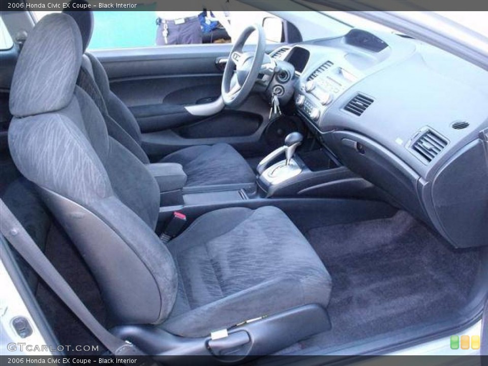 Black Interior Photo for the 2006 Honda Civic EX Coupe #39703419
