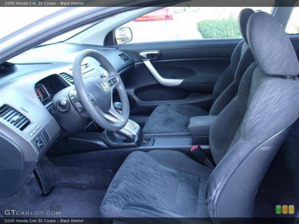 Black Interior Photo for the 2006 Honda Civic EX Coupe #39703495