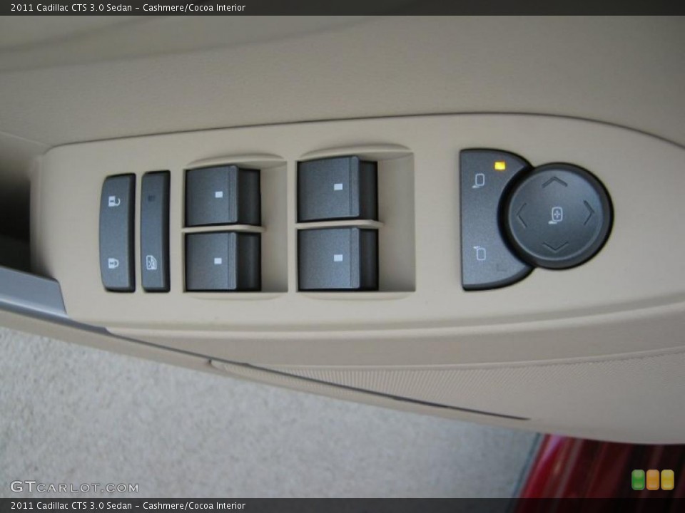 Cashmere/Cocoa Interior Controls for the 2011 Cadillac CTS 3.0 Sedan #39703511