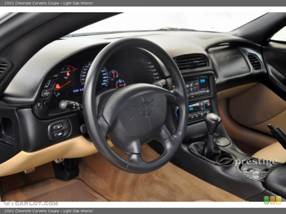 Light Oak Interior Prime Interior for the 2001 Chevrolet Corvette Coupe #39703631