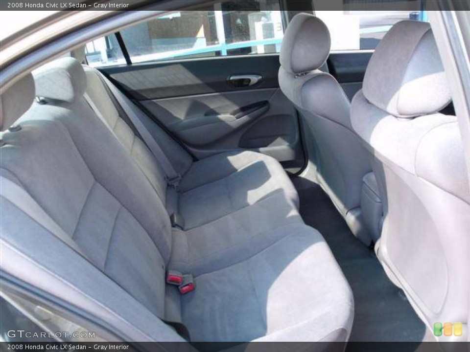 Gray Interior Photo for the 2008 Honda Civic LX Sedan #39703915