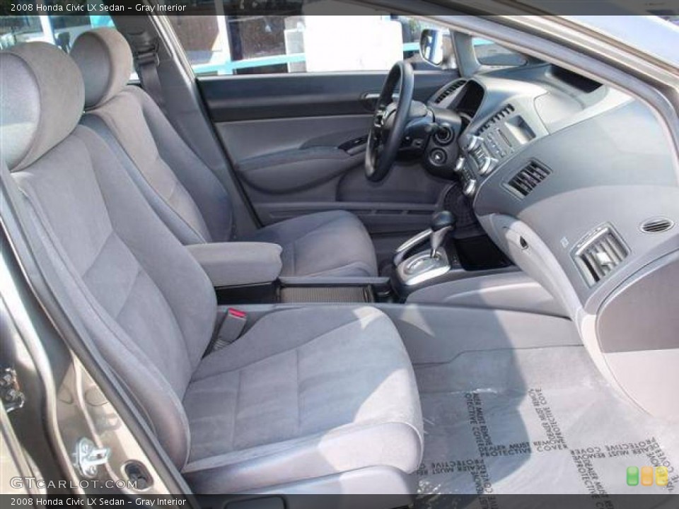 Gray Interior Photo for the 2008 Honda Civic LX Sedan #39703939