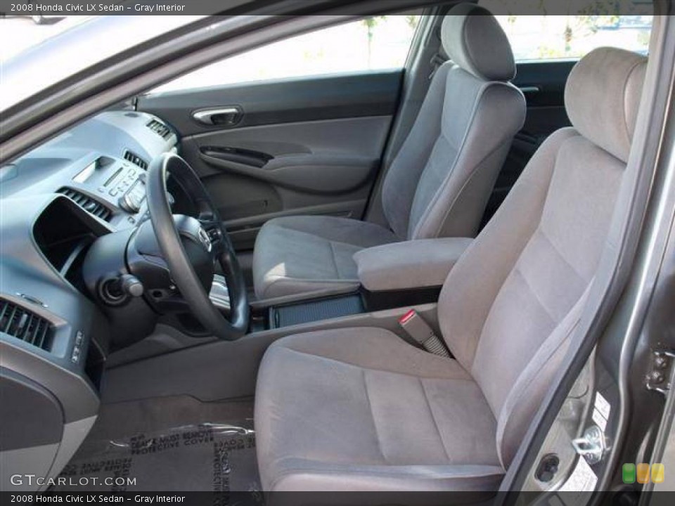 Gray Interior Photo for the 2008 Honda Civic LX Sedan #39704011