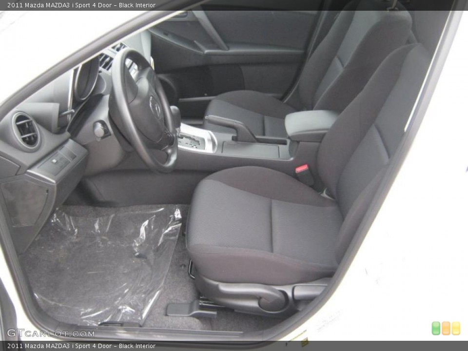 Black Interior Photo for the 2011 Mazda MAZDA3 i Sport 4 Door #39704319