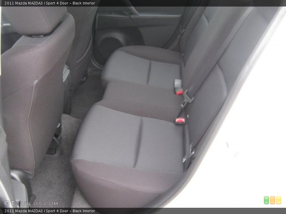 Black Interior Photo for the 2011 Mazda MAZDA3 i Sport 4 Door #39704335