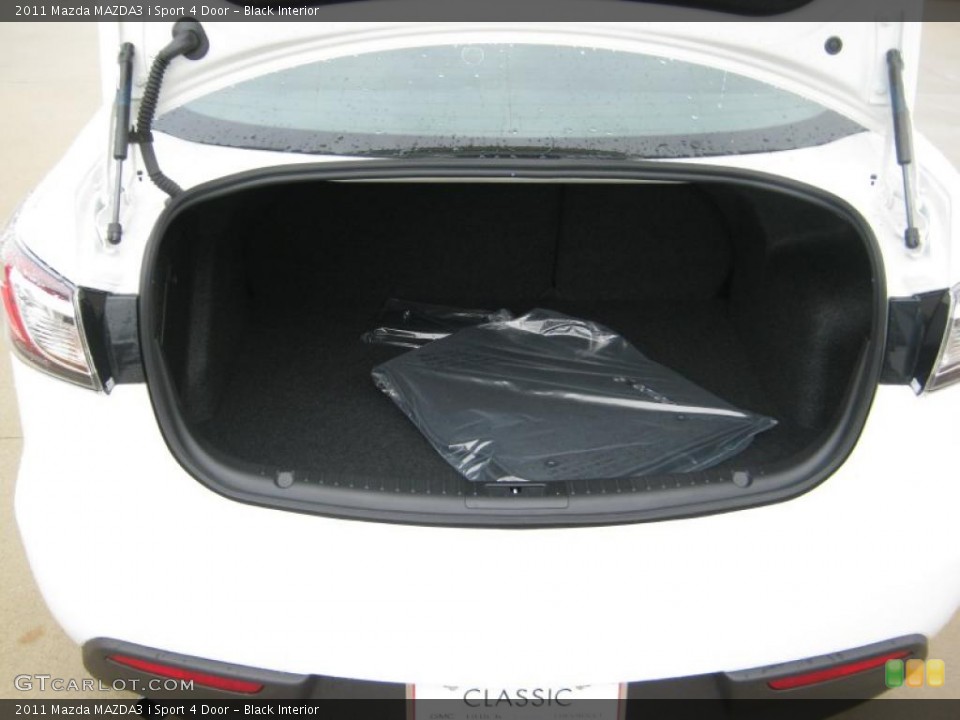 Black Interior Trunk for the 2011 Mazda MAZDA3 i Sport 4 Door #39704415