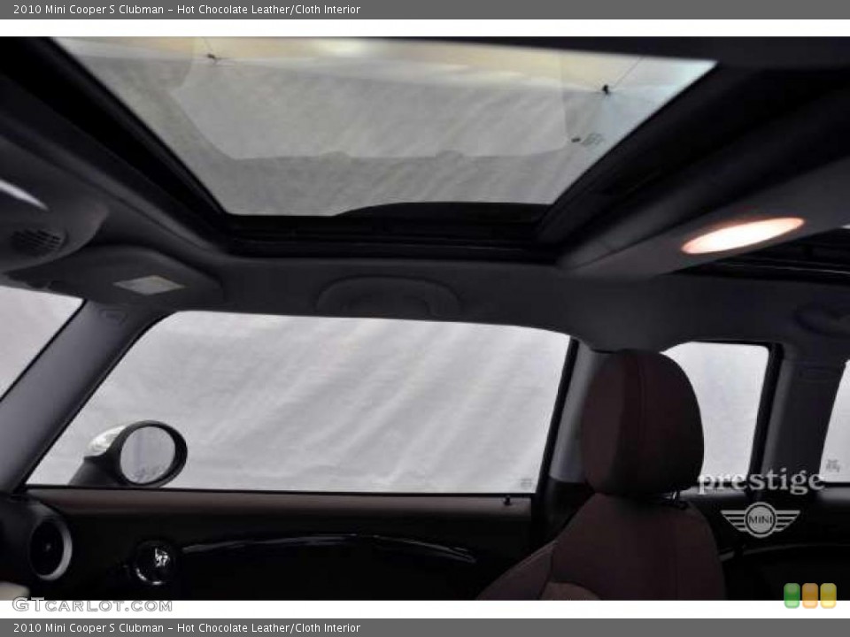 Hot Chocolate Leather/Cloth Interior Sunroof for the 2010 Mini Cooper S Clubman #39704607