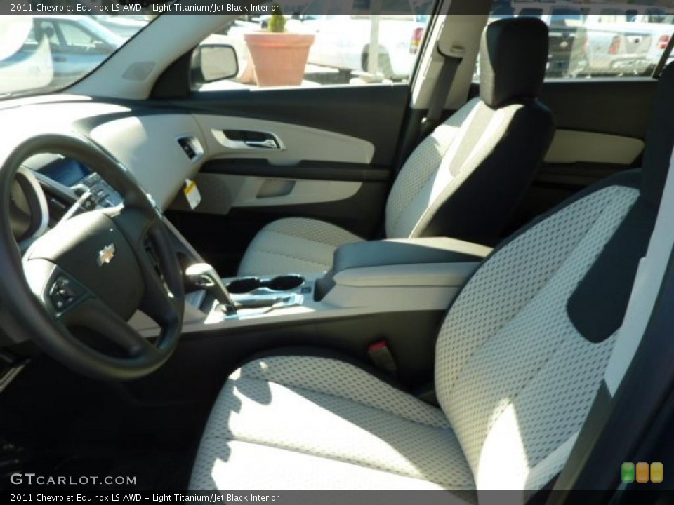 Light Titanium/Jet Black Interior Photo for the 2011 Chevrolet Equinox LS AWD #39705519