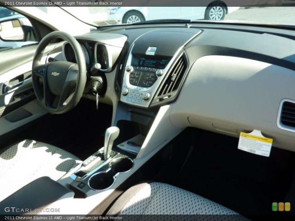 Light Titanium/Jet Black Interior Dashboard for the 2011 Chevrolet Equinox LS AWD #39705531