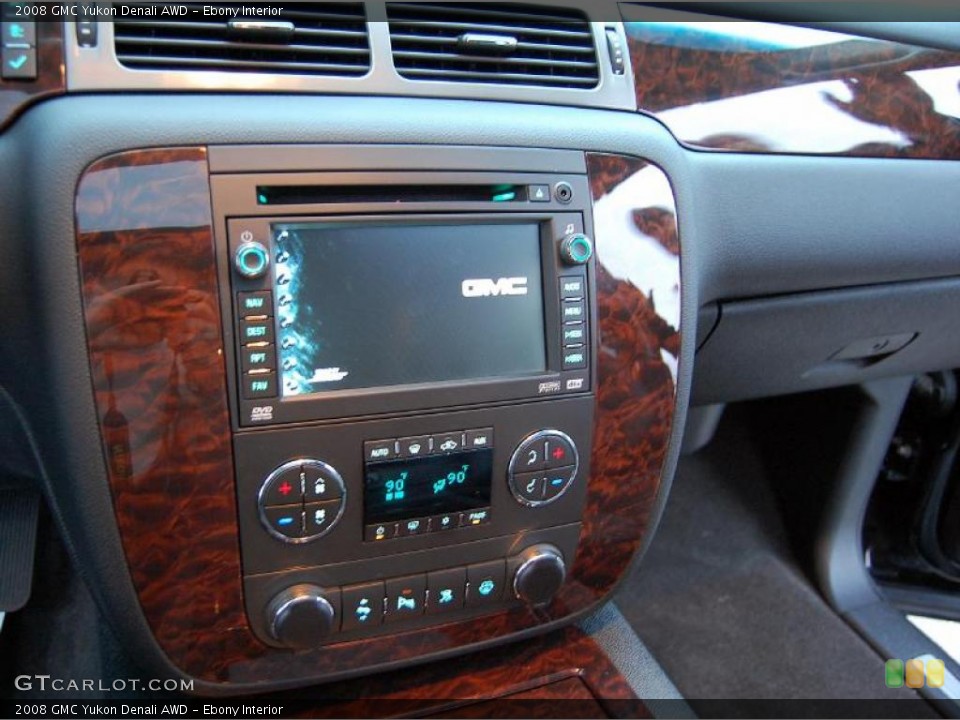 Ebony Interior Controls for the 2008 GMC Yukon Denali AWD #39705875