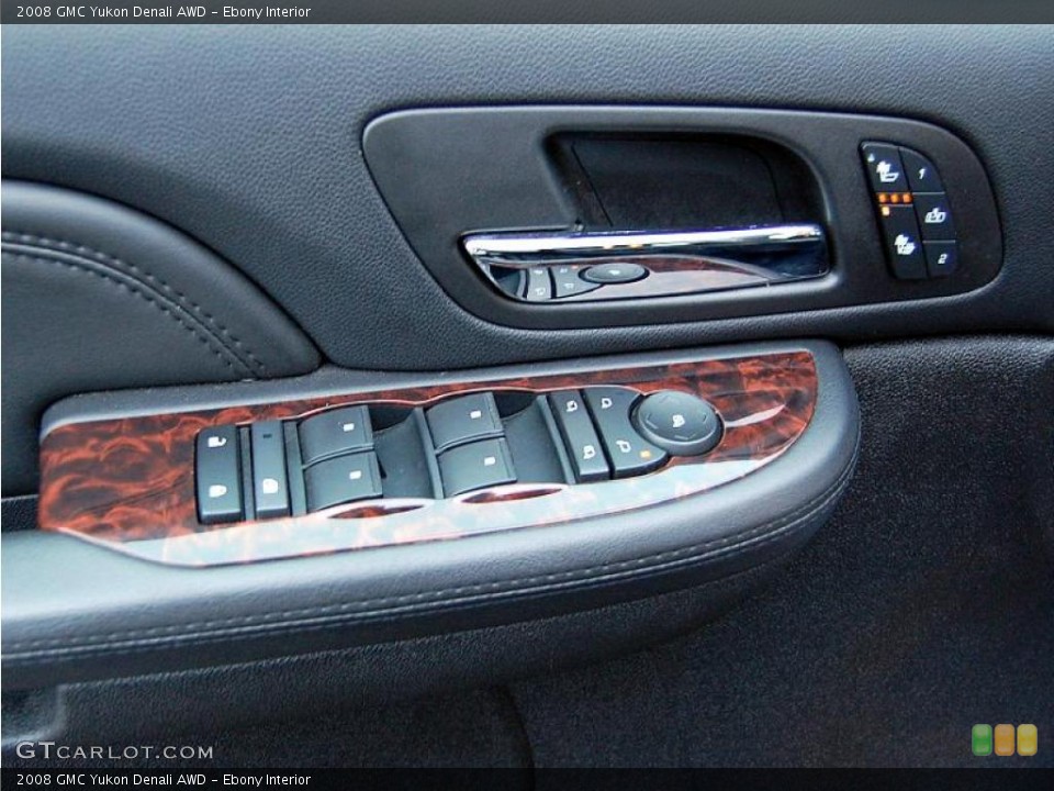 Ebony Interior Controls for the 2008 GMC Yukon Denali AWD #39705887