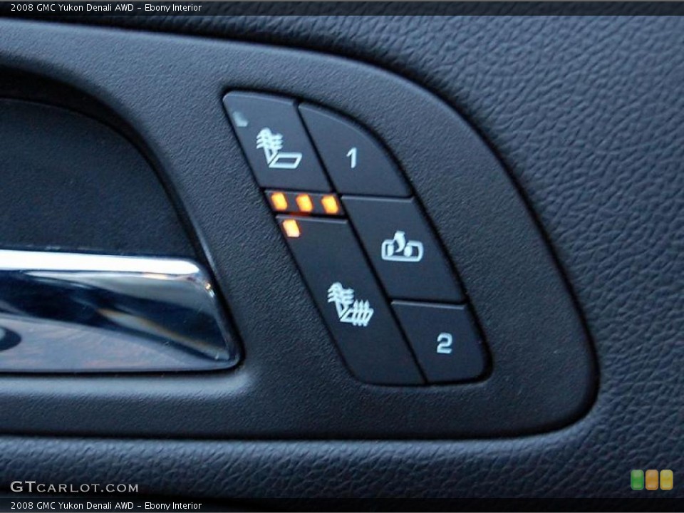 Ebony Interior Controls for the 2008 GMC Yukon Denali AWD #39705903