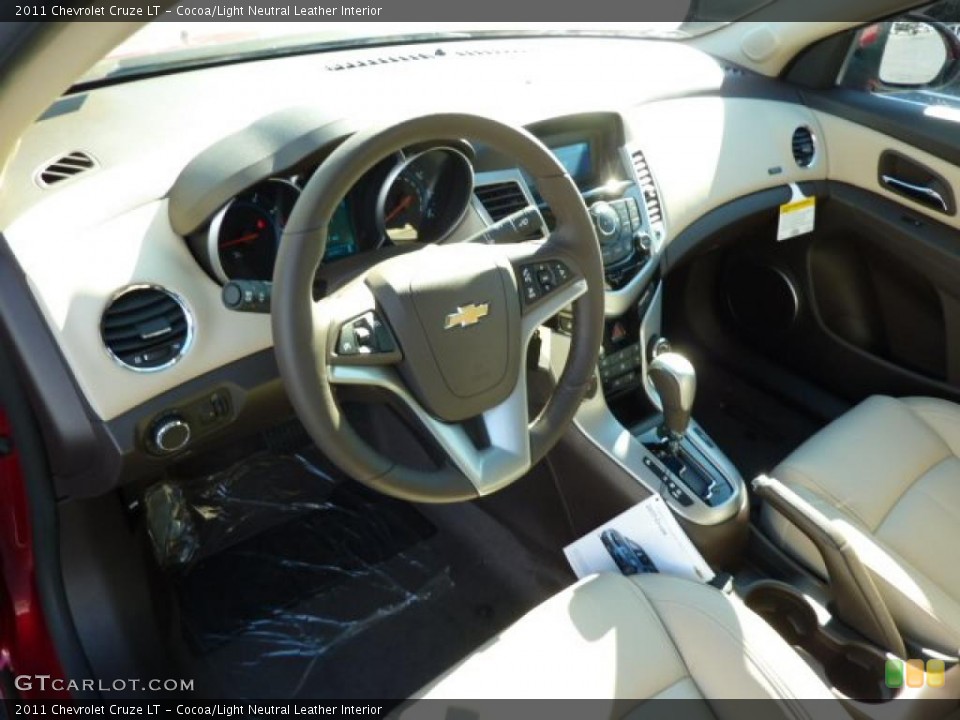 Cocoa/Light Neutral Leather Interior Prime Interior for the 2011 Chevrolet Cruze LT #39705935