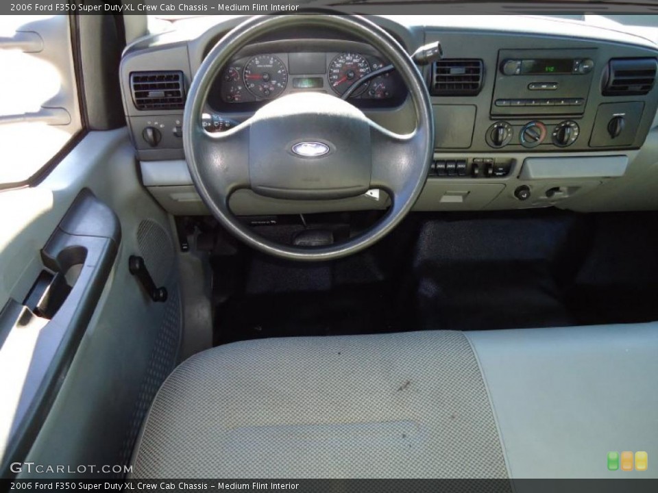 Medium Flint Interior Dashboard for the 2006 Ford F350 Super Duty XL Crew Cab Chassis #39705943