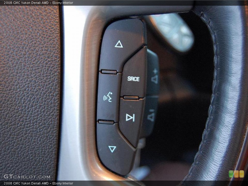Ebony Interior Controls for the 2008 GMC Yukon Denali AWD #39705955