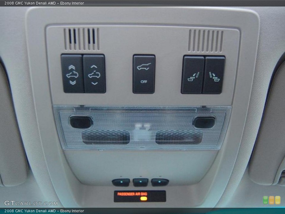 Ebony Interior Controls for the 2008 GMC Yukon Denali AWD #39705983