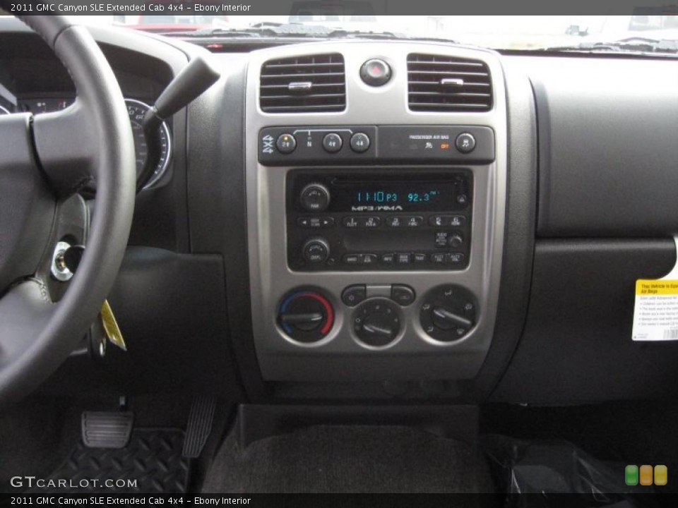 Ebony Interior Controls for the 2011 GMC Canyon SLE Extended Cab 4x4 #39706463