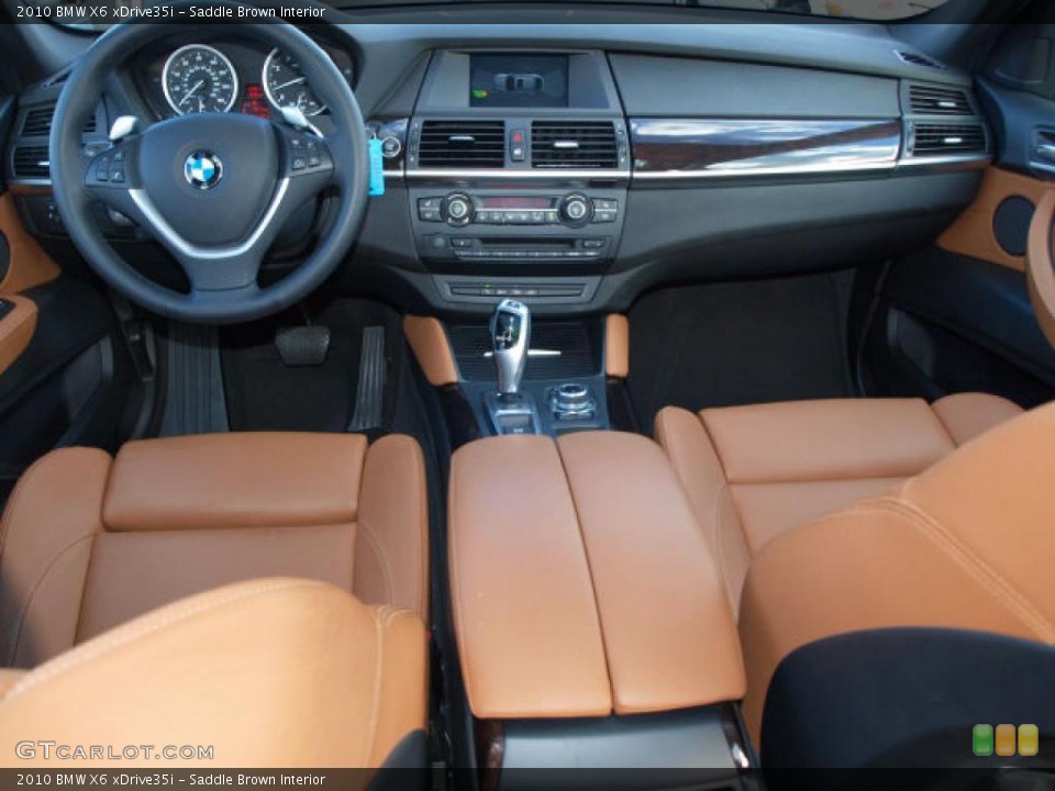 Saddle Brown 2010 BMW X6 Interiors