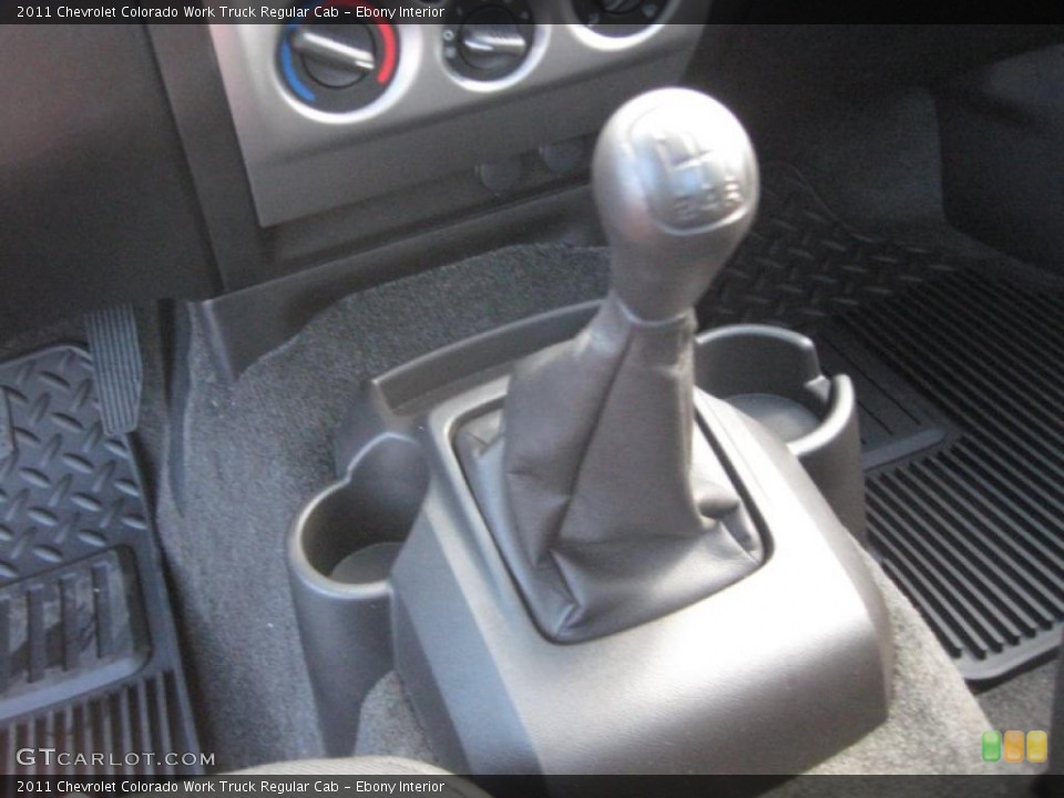 Ebony Interior Transmission for the 2011 Chevrolet Colorado Work Truck Regular Cab #39706719
