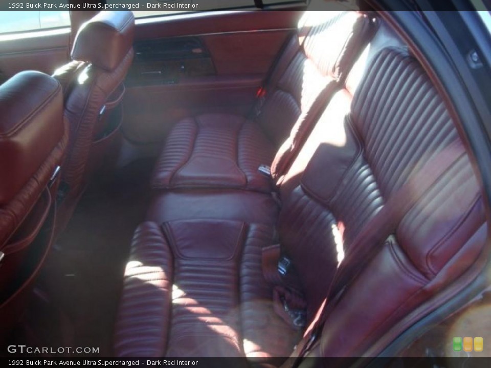 Dark Red 1992 Buick Park Avenue Interiors