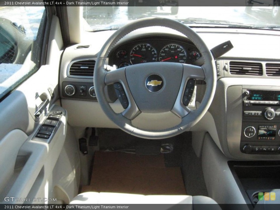 Dark Titanium/Light Titanium Interior Steering Wheel for the 2011 Chevrolet Avalanche LT 4x4 #39707819