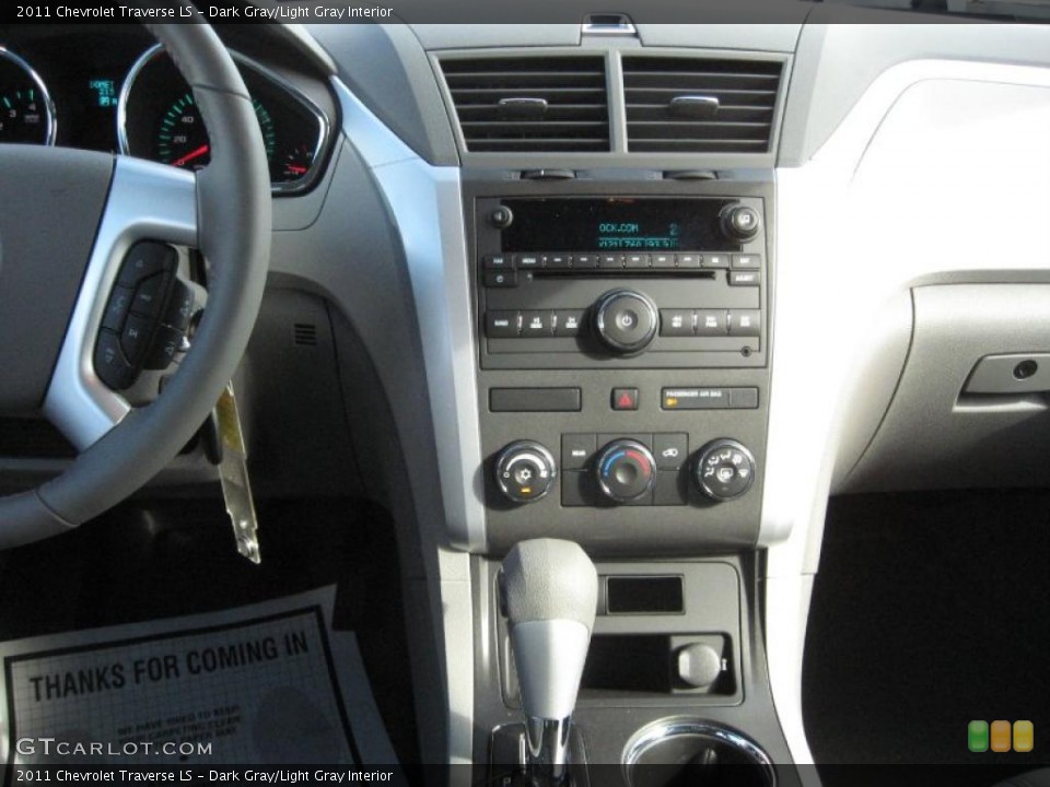 Dark Gray/Light Gray Interior Controls for the 2011 Chevrolet Traverse LS #39708791