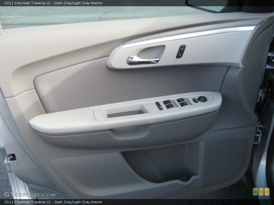 Dark Gray/Light Gray Interior Door Panel for the 2011 Chevrolet Traverse LS #39708823