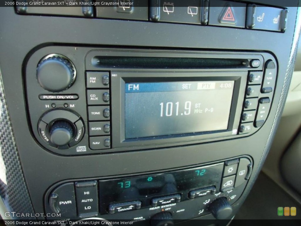 Dark Khaki/Light Graystone Interior Controls for the 2006 Dodge Grand Caravan SXT #39709031
