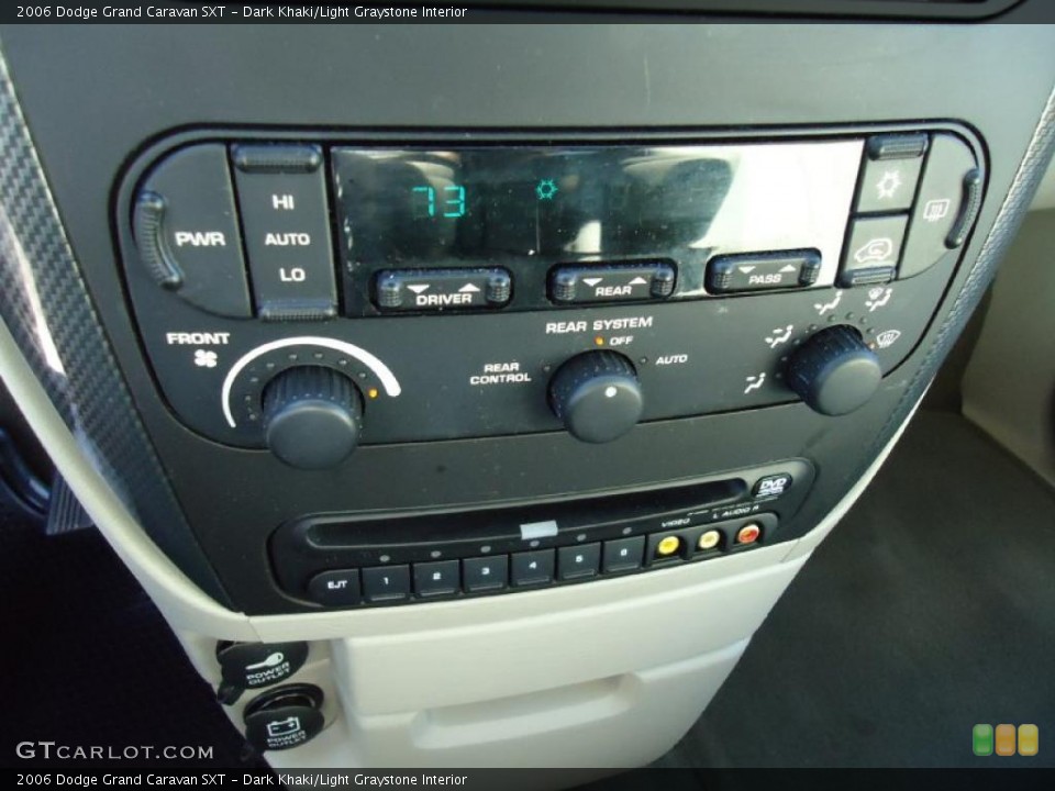 Dark Khaki/Light Graystone Interior Controls for the 2006 Dodge Grand Caravan SXT #39709047