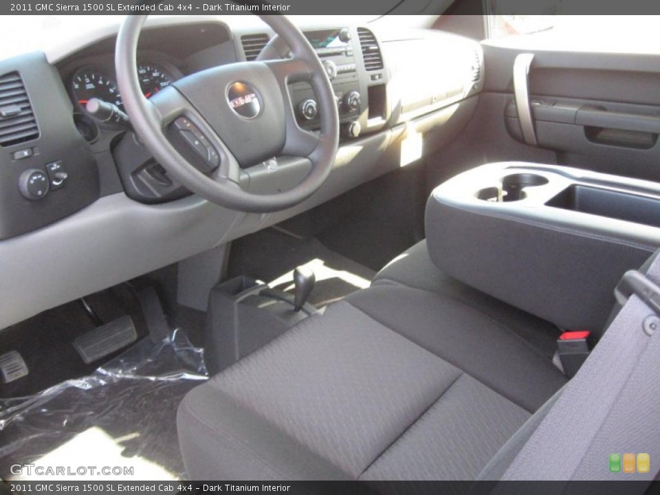 Dark Titanium Interior Photo for the 2011 GMC Sierra 1500 SL Extended Cab 4x4 #39709527
